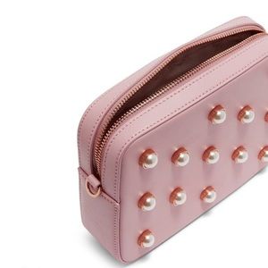 NWT • Ted Baker • Alessia Faux-Pearl Leather Camera Bag